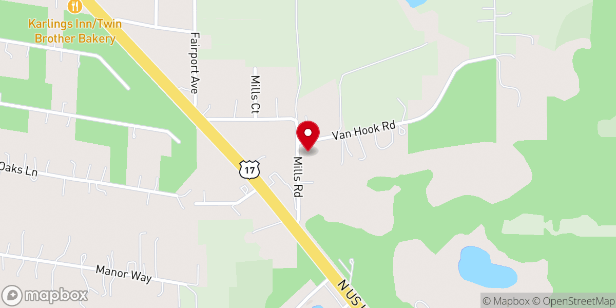 Map showing location of Christian Church-Deleon Spring