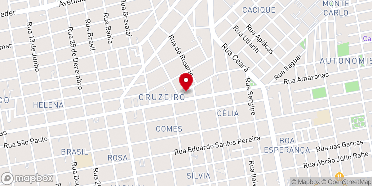 Map showing location of Igreja Batista Vila Celia