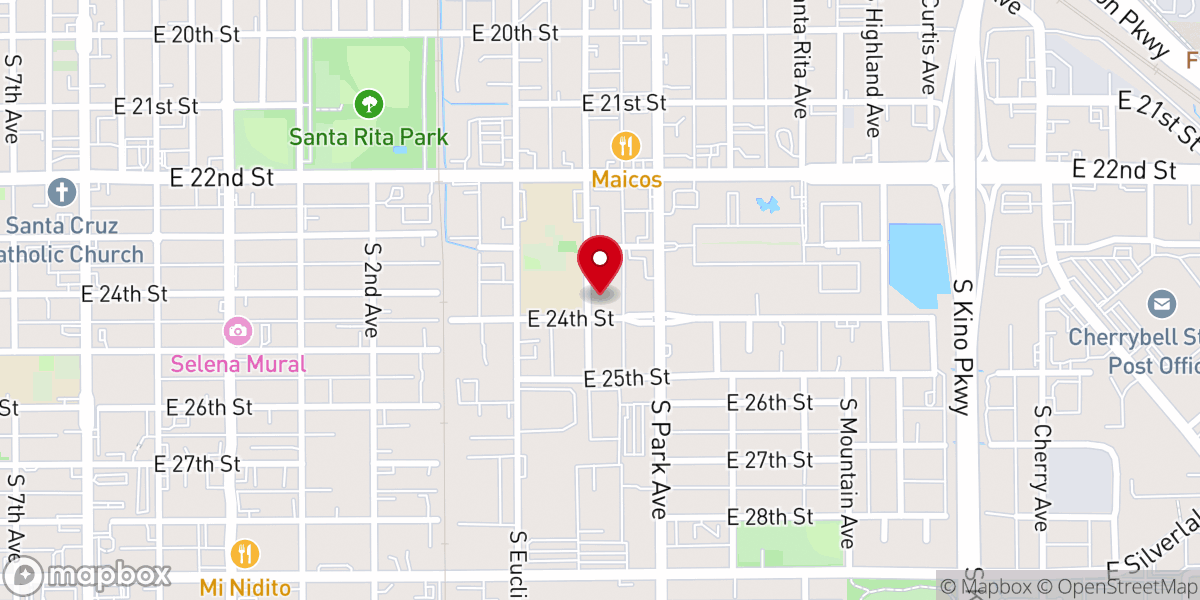 Map showing location of New Jerusalem Missionary Baptist Church Inc
