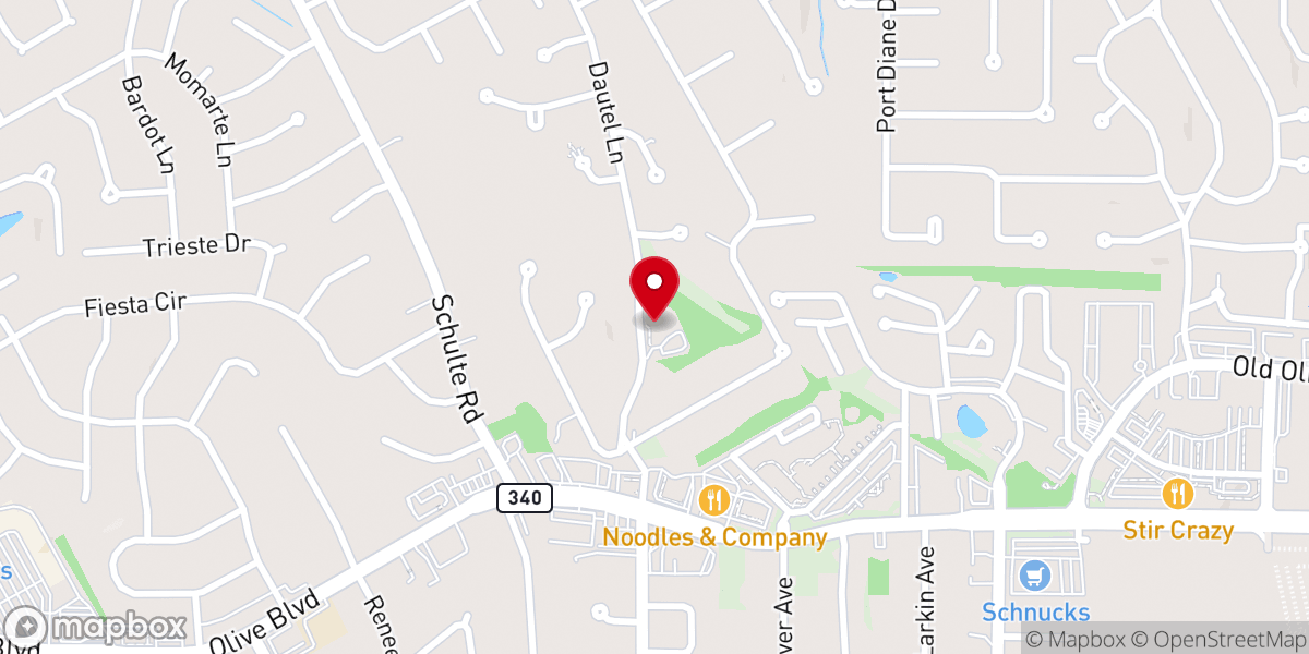 Map showing location of Garden Wedding Chapel