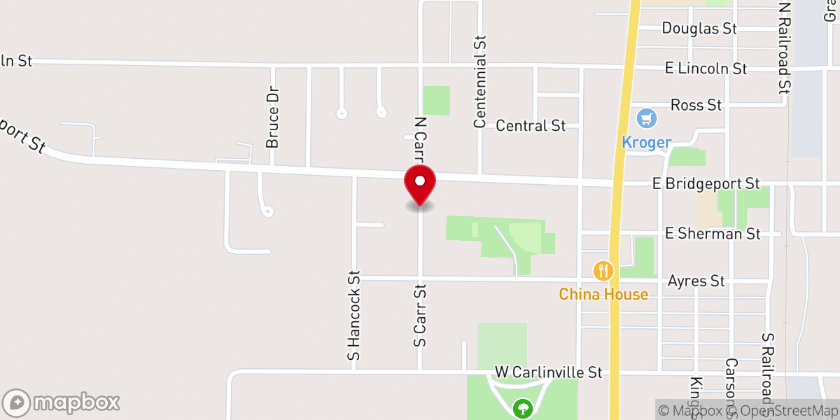 Map showing location of Martin William R