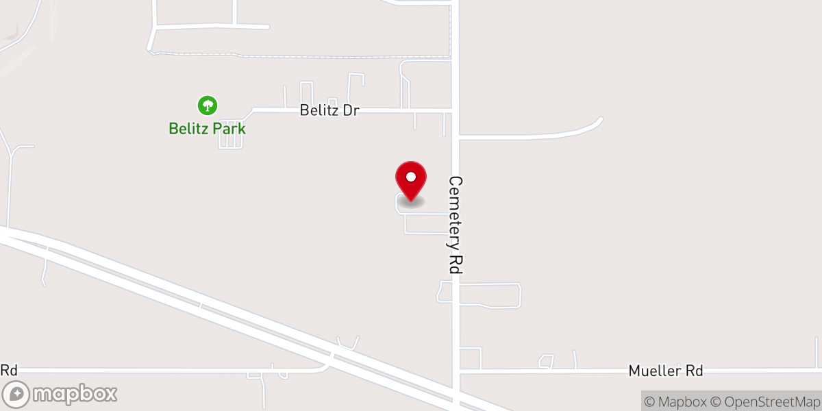 Map showing location of Trinity Lutheran Church, School & Preschool