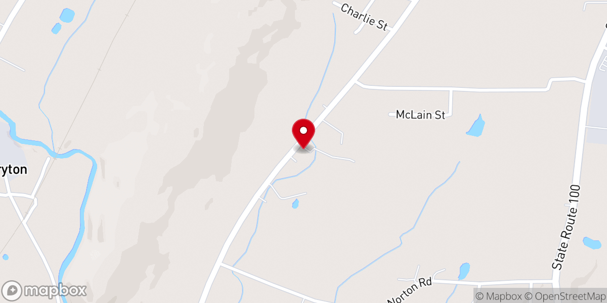 Map showing location of Belmont Baptist Church