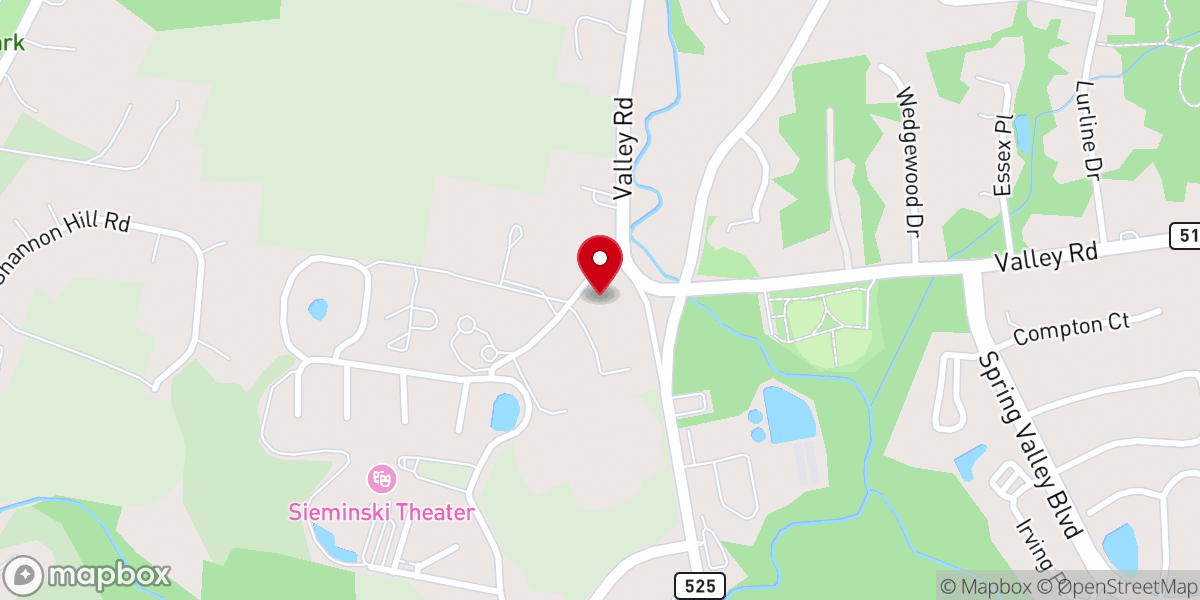 Map showing location of Pause Ministries