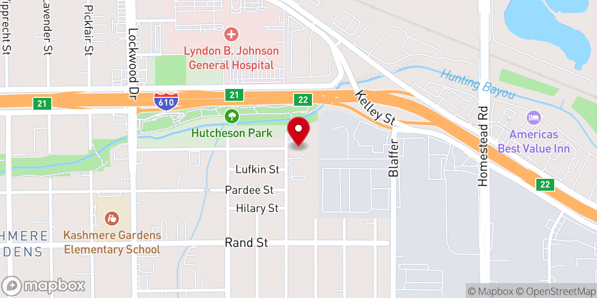 Map showing location of St. Francis of Assisi Catholic Church
