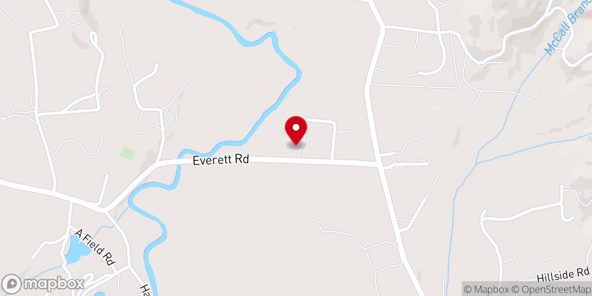 Map showing location of Forever Home Farm