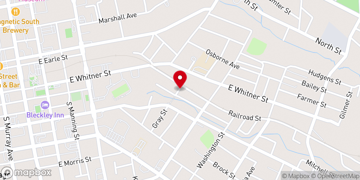 Map showing location of Fullers Chapel Holiness Church