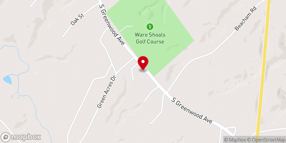 Map showing location of Chads Kitchen