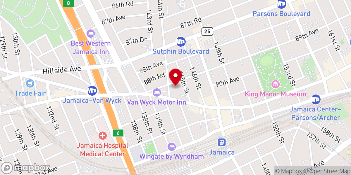 Map showing location of Next Generation of Victory Temple Pentecostal Church