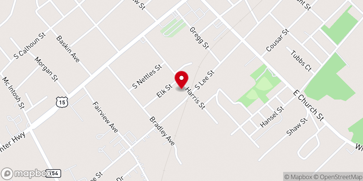 Map showing location of Wesley Memorial Church