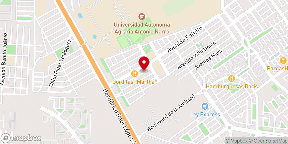 Map showing location of IBCB Iglesia Bíblica Casa de Bendición