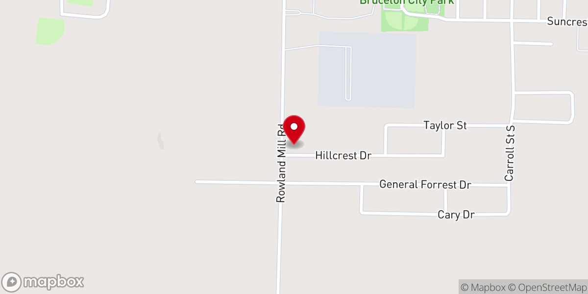 Map showing location of Church Of Christ