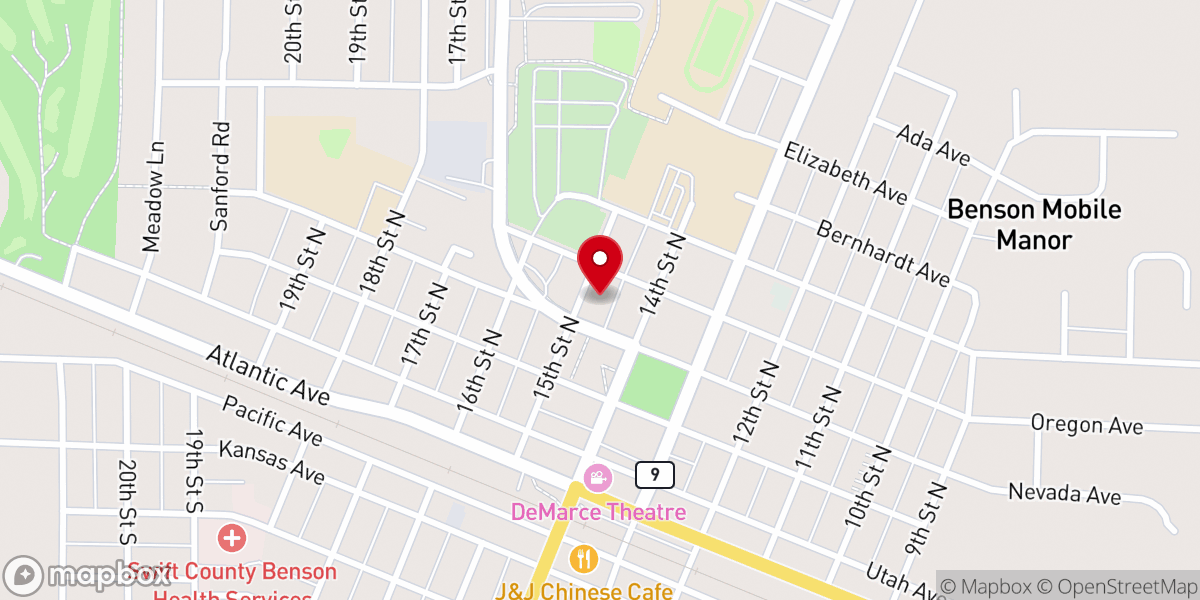 Map showing location of St Marks Lutheran Church