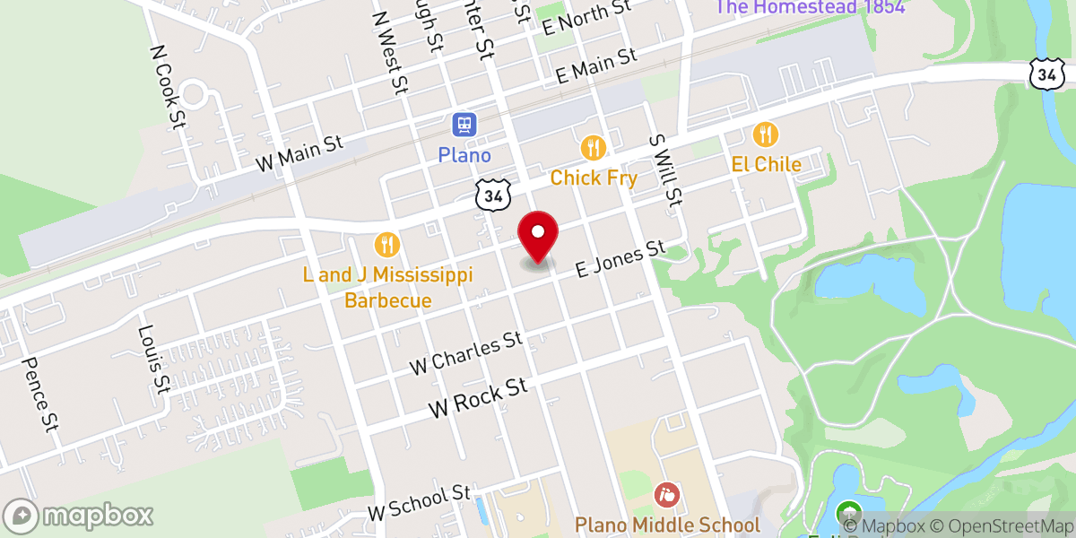 Map showing location of Community of Christ