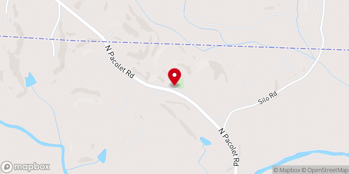Map showing location of Jackson Grove United Methodist Church