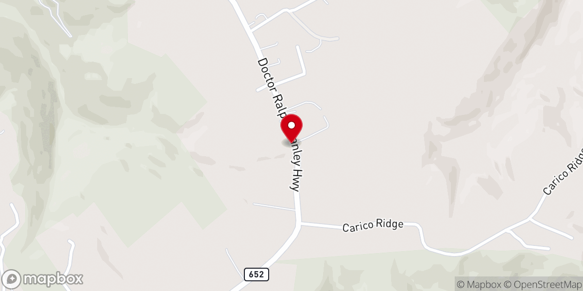 Map showing location of Higher Ground Worship Center