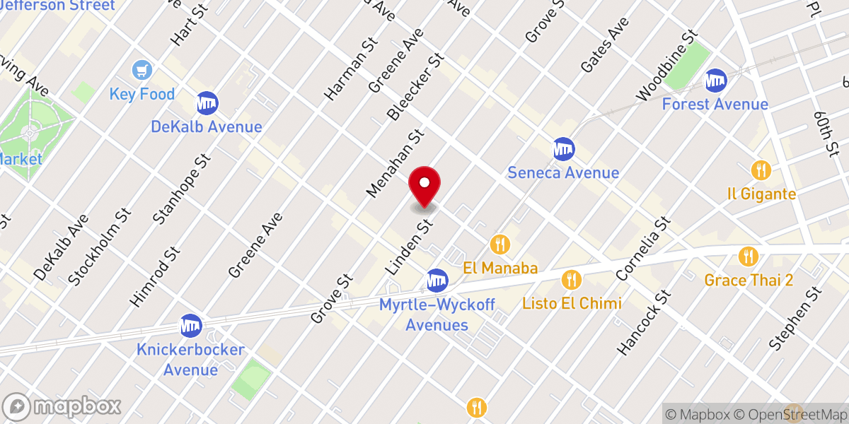 Map showing location of Saint Brigid's Roman Catholic Church