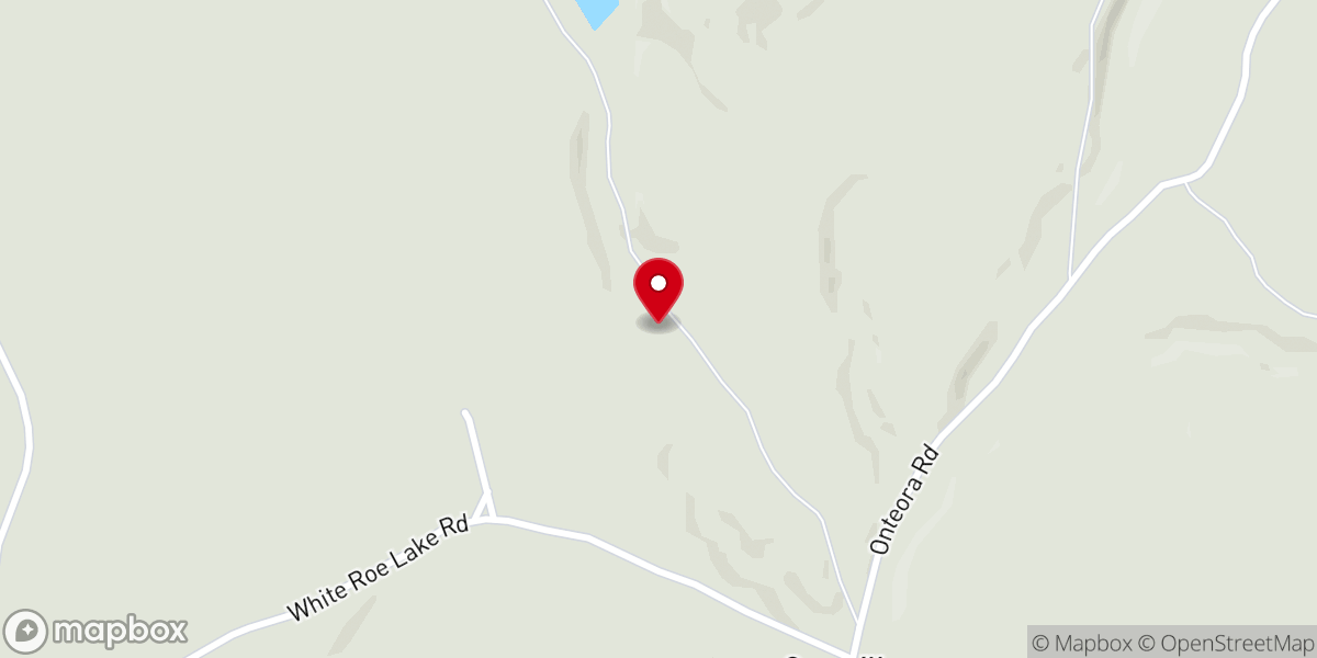 Map showing location of Monastery Our Lady in Beatitude, Livingston Manor