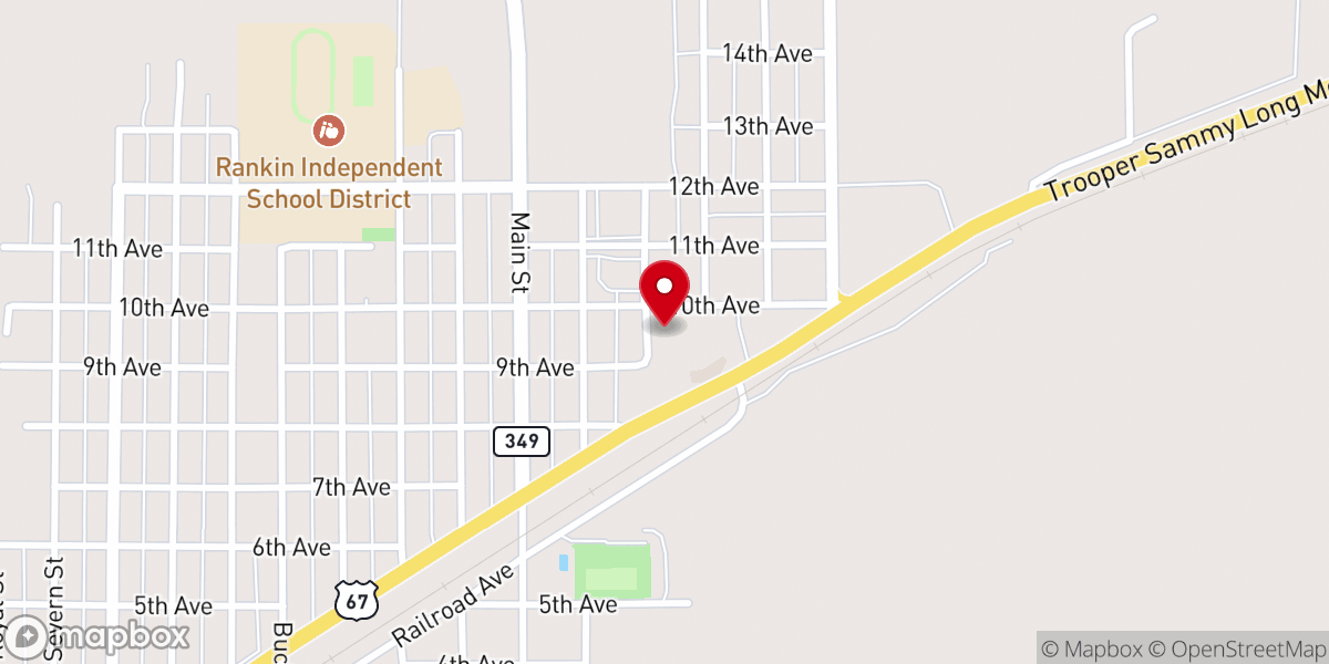 Map showing location of LifeHouse Church of Rankin