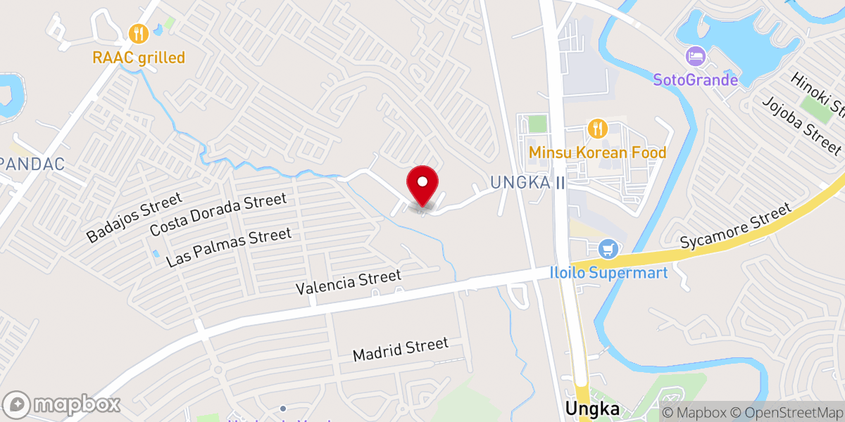 Map showing location of First Baptist Church