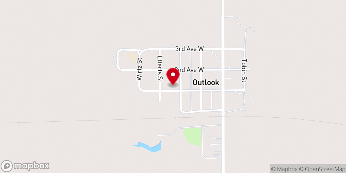 Map showing location of Highland Lutheran Church