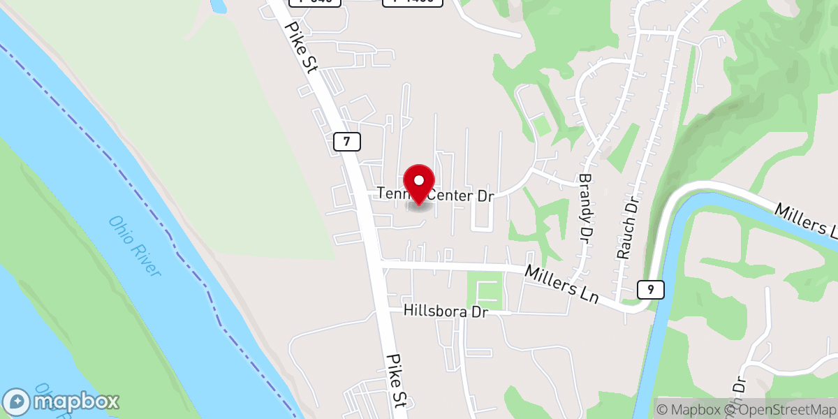 Map showing location of Gates Ridge Church