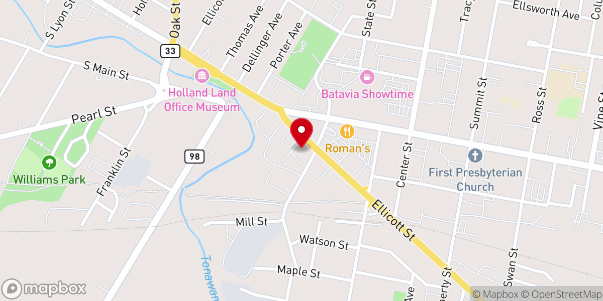 Map showing location of Saint Mary's R.C. Church