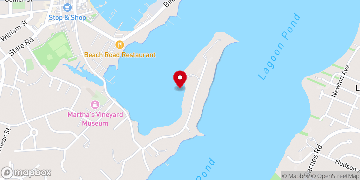 Map showing location of First Renewed Baptist Church of Marthas Vineyard Inc