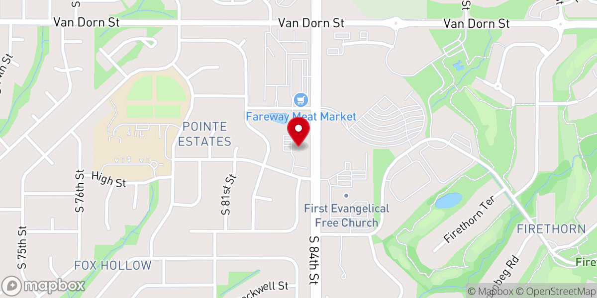 Map showing location of Good Shepherd Presbyterian Church