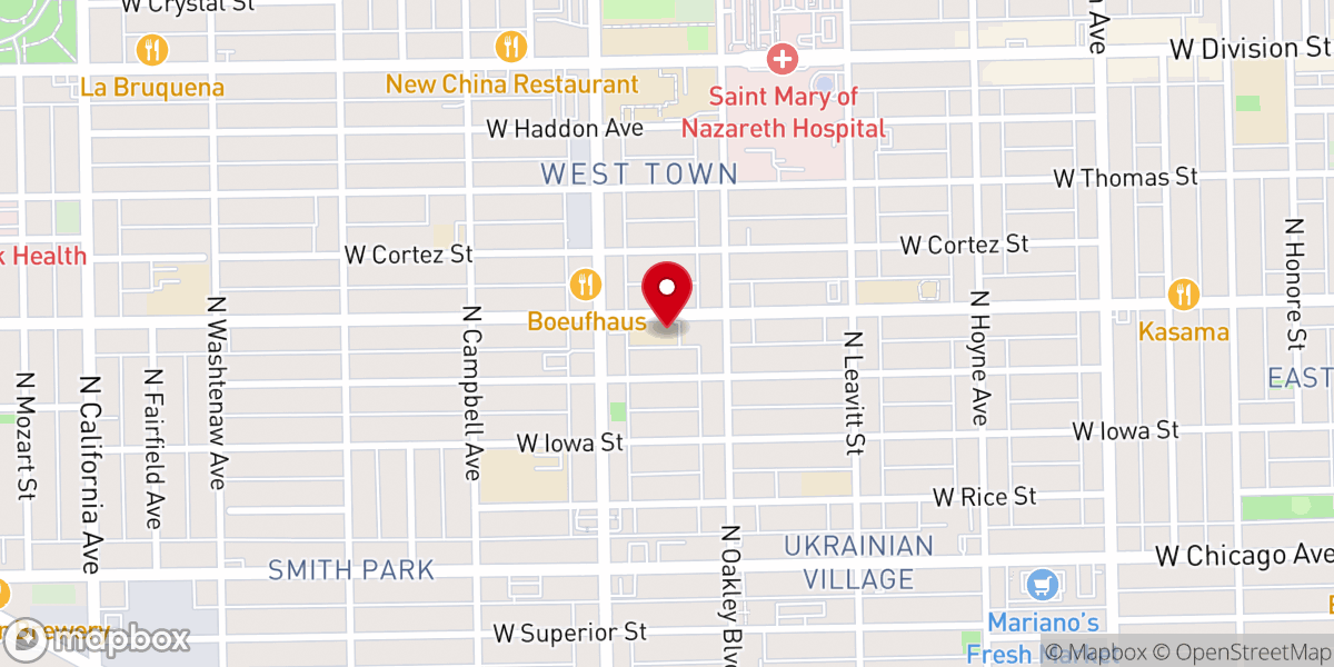 Map showing location of Legion of Mary