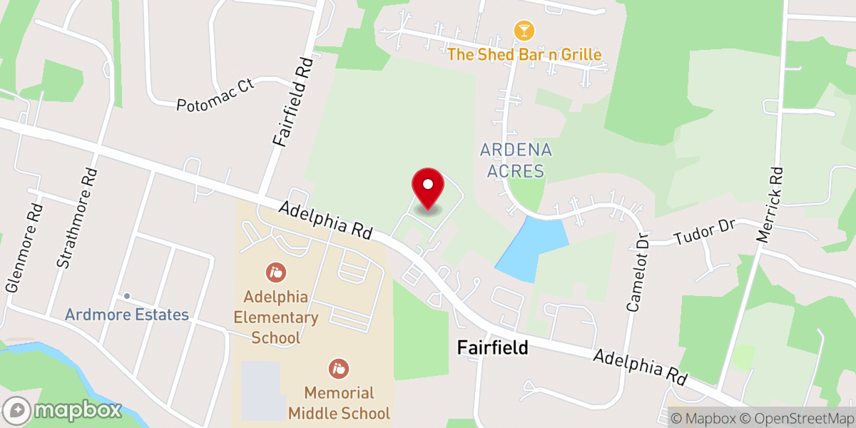 Map showing location of Calgo Gardens