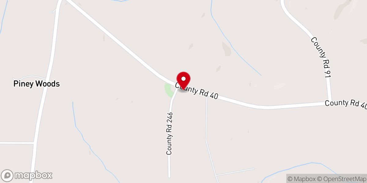 Map showing location of Mount Paran Church