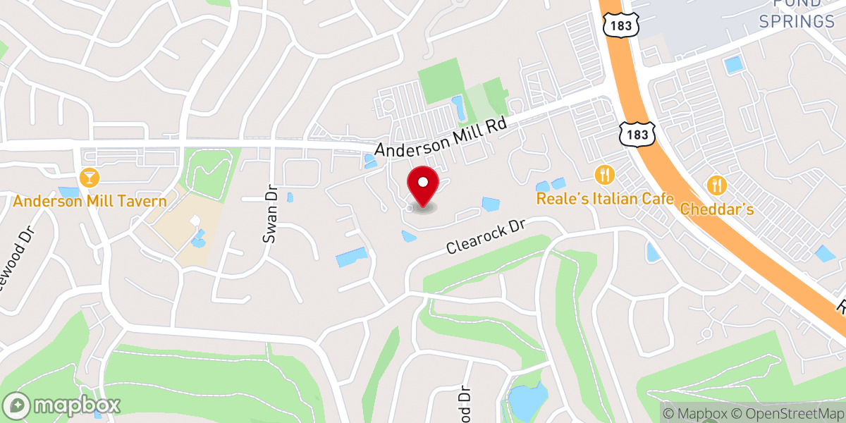 Map showing location of Unity Church of the Hills