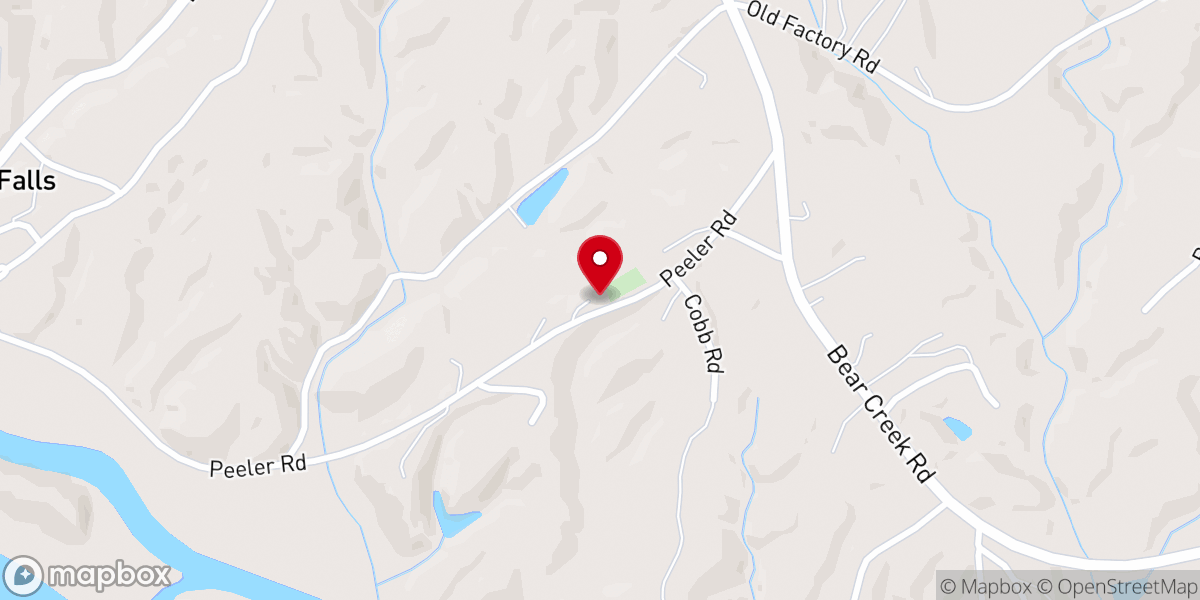 Map showing location of Christian Fellowship Church