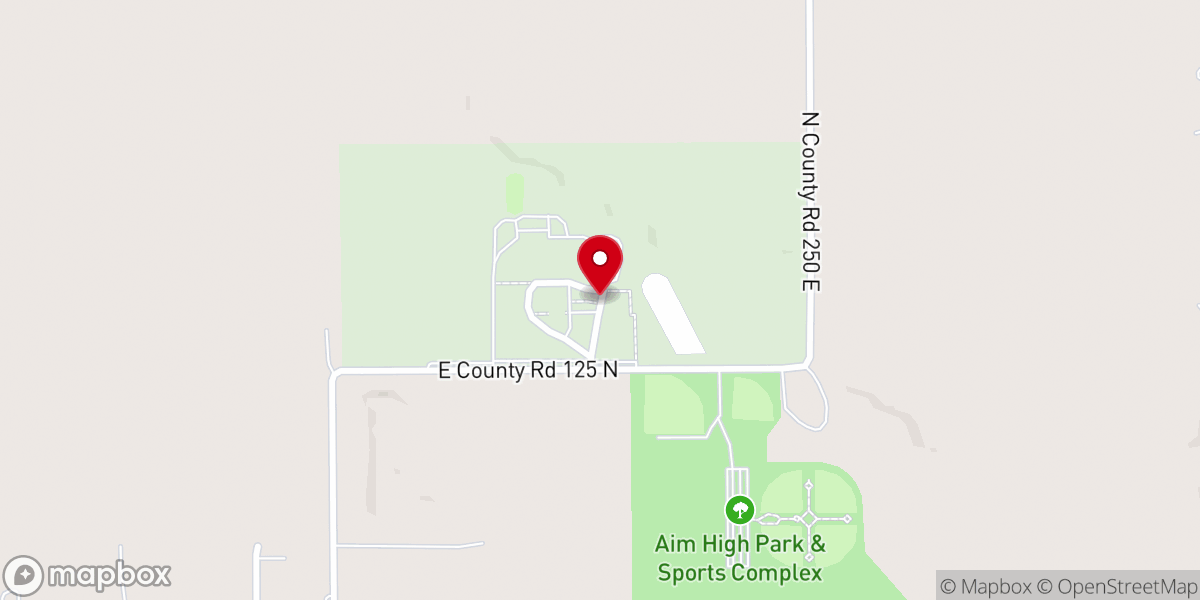 Map showing location of EV-Fairgrounds