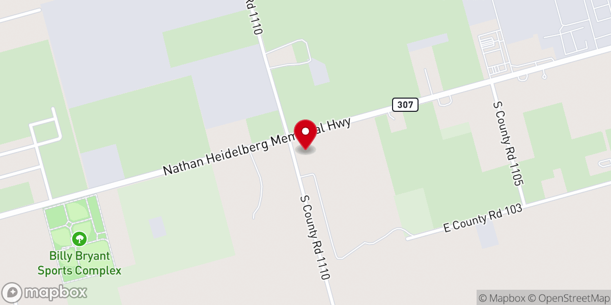 Map showing location of St. Rita of Cascia Greenwood