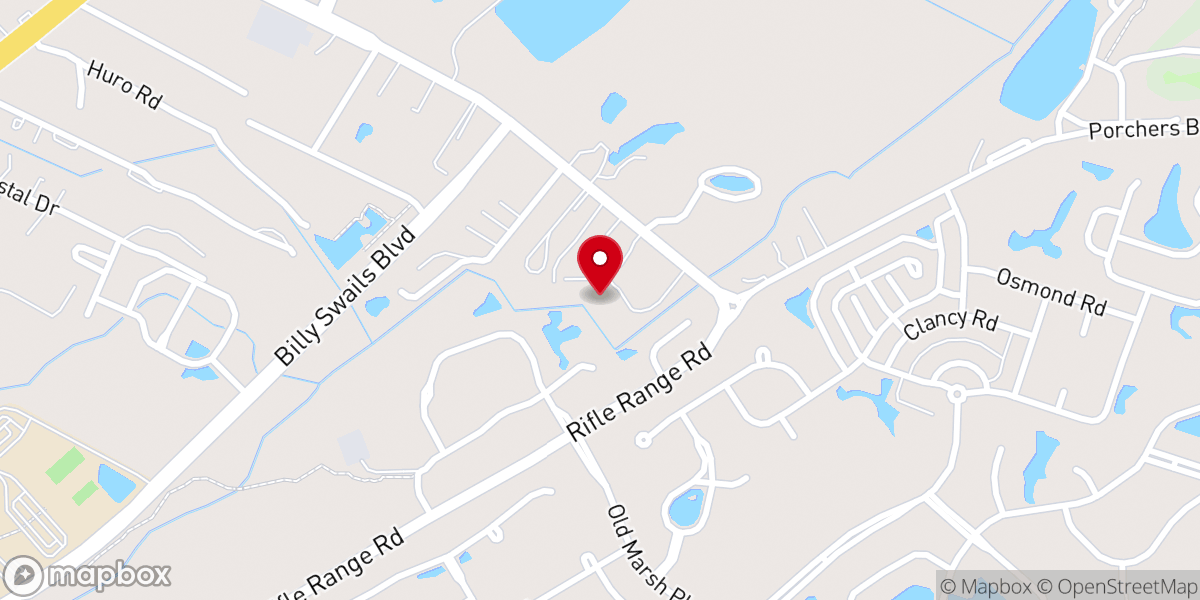 Map showing location of St Peters Church