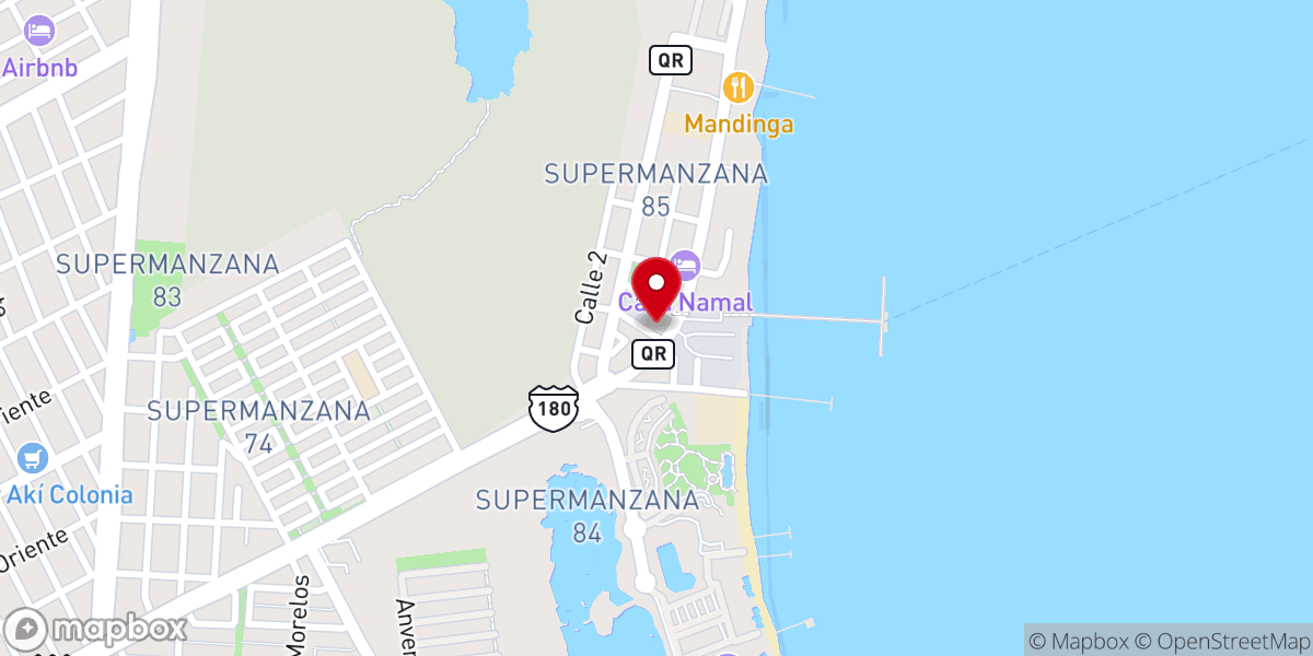 Map showing location of Templo Nuestra Señora del Perpetuo Socorro