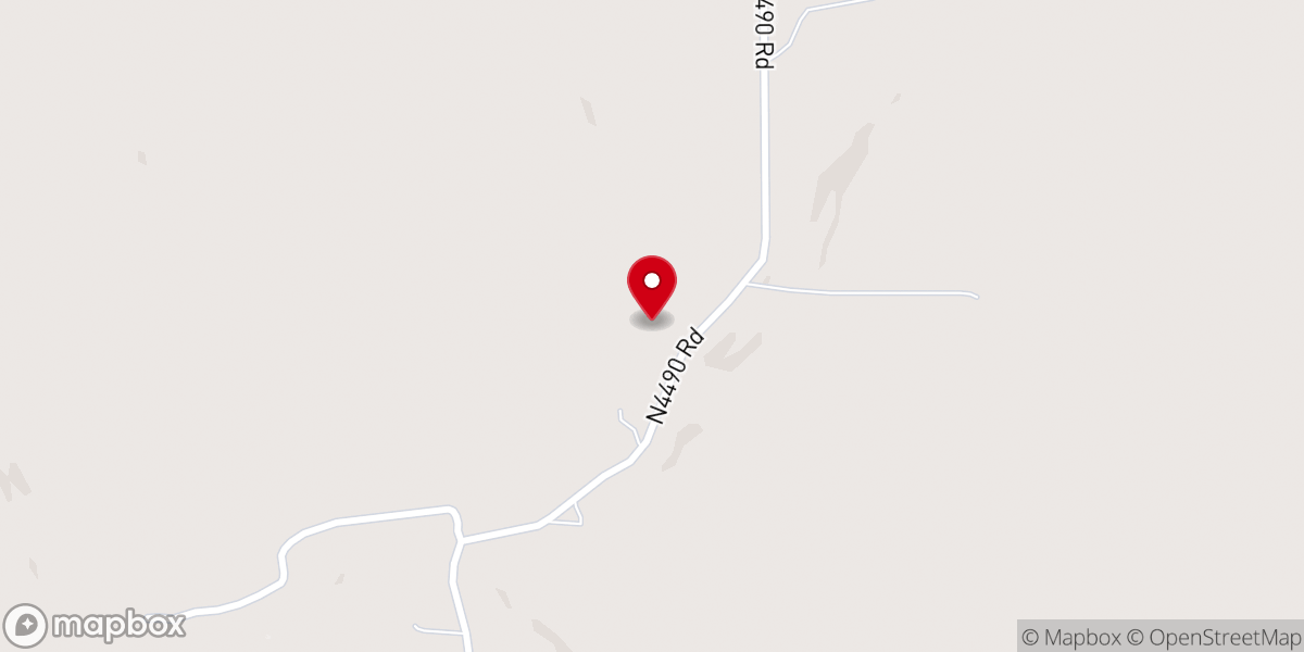 Map showing location of Rock Hill Church