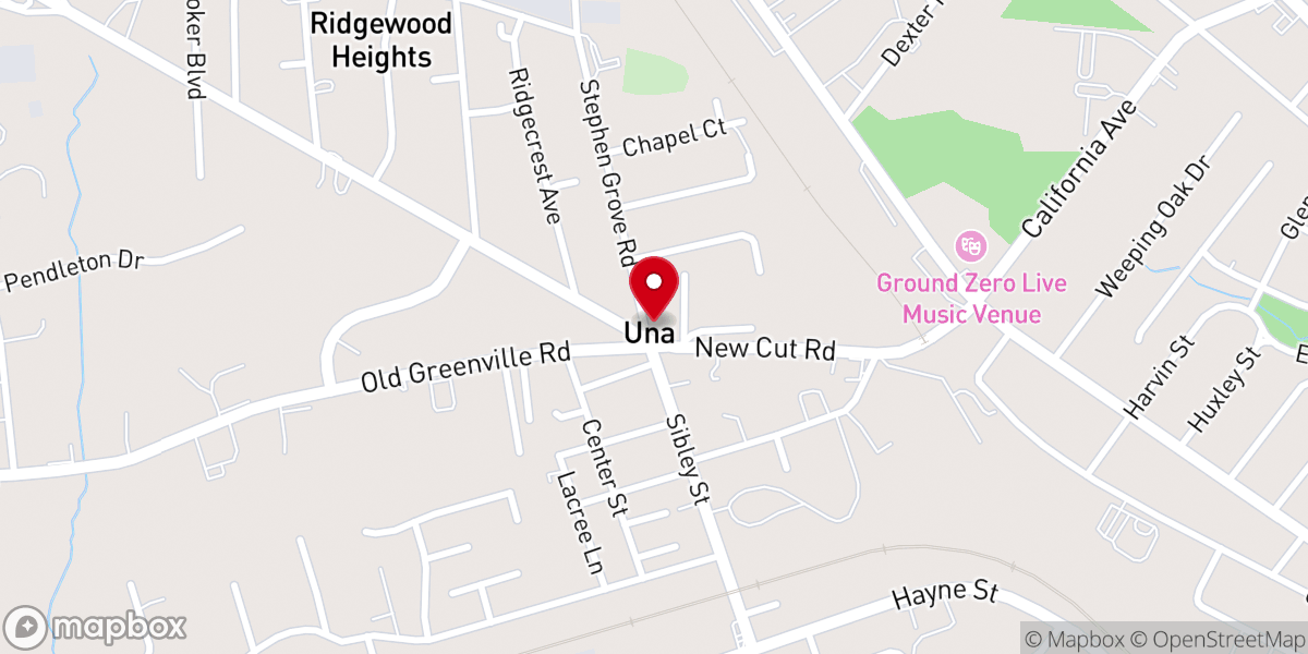 Map showing location of Northside Missionary Baptist Church