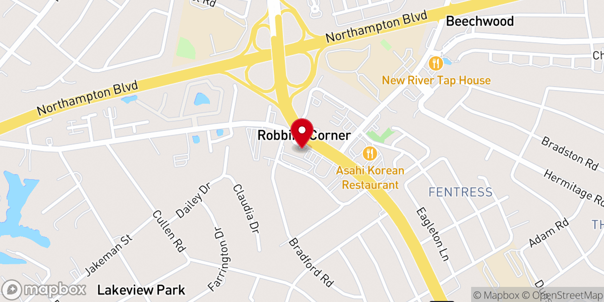 Map showing location of United Fellowship Outreach Incorporated