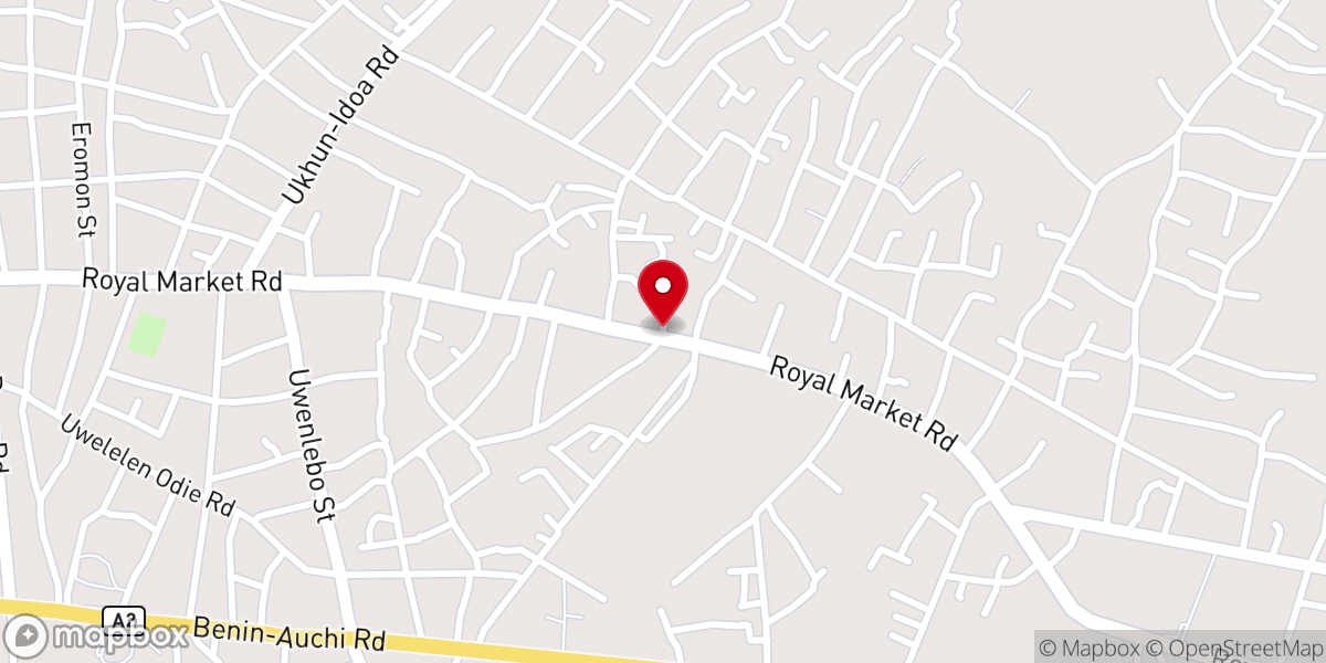 Map showing location of Anglican Diocese Of Esan