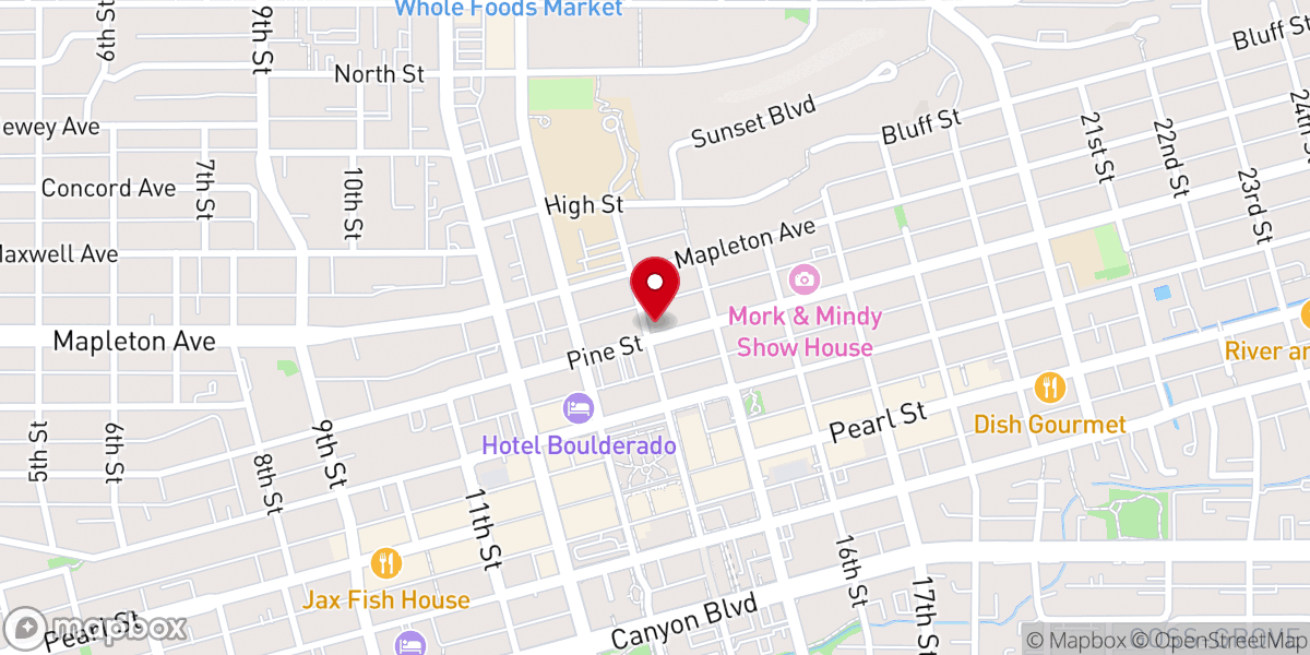 Map showing location of St. John's Episcopal Church