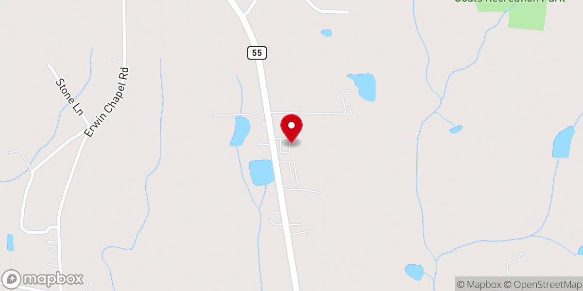 Map showing location of Nehemiah Building Ministries