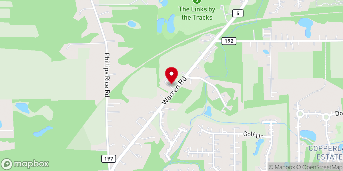 Map showing location of Cavalry Bible Church