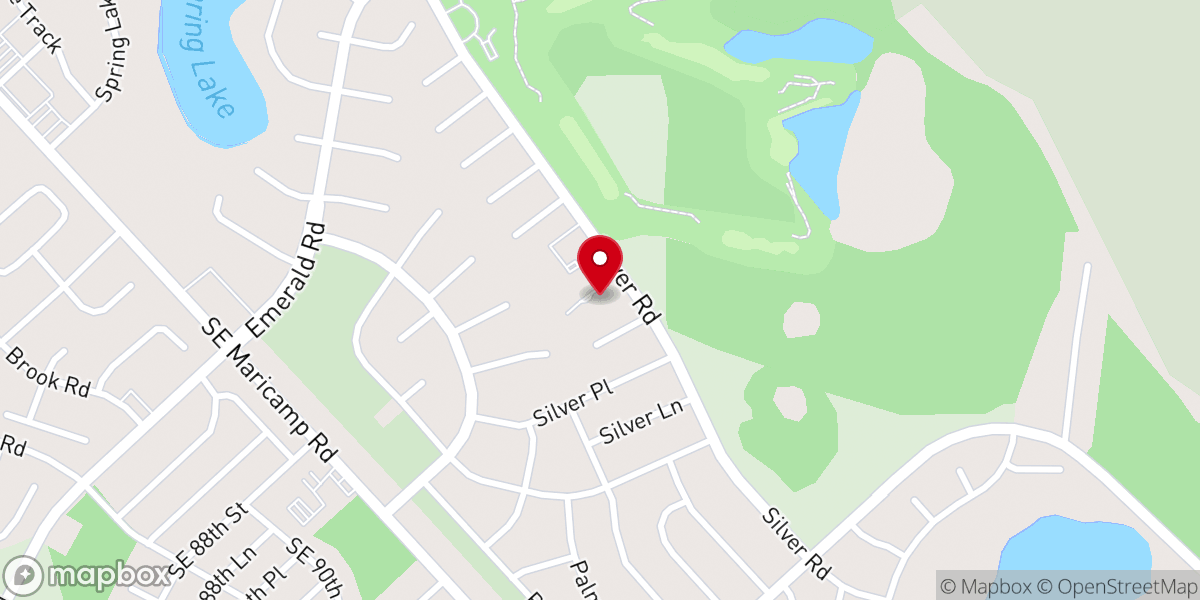 Map showing location of Silver Springs Shores Presbyterian Church