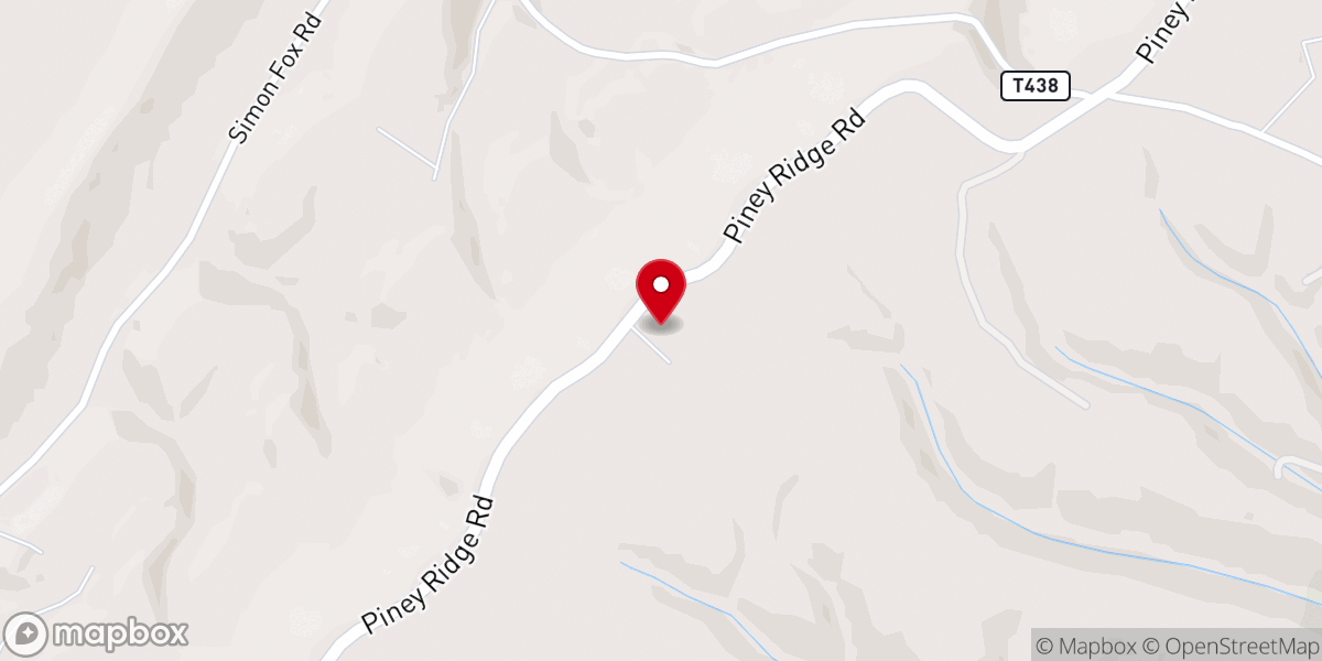 Map showing location of Valley View C & Ma Church