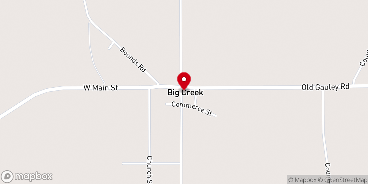Map showing location of Shiloh Church