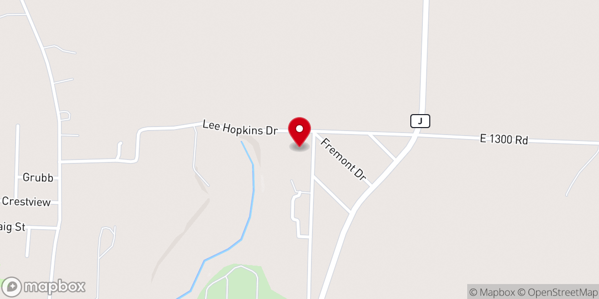 Map showing location of Begin Again Ministries