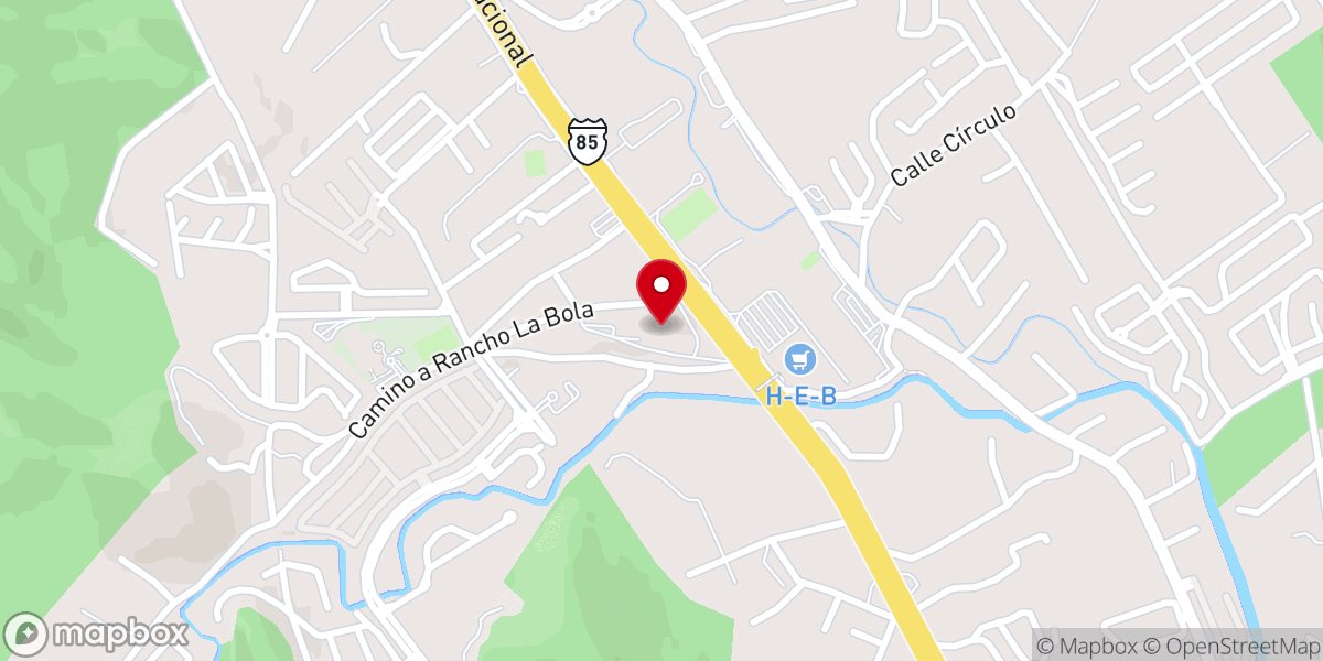 Map showing location of Iglesia Bautista Berea de Monterrey A.R.